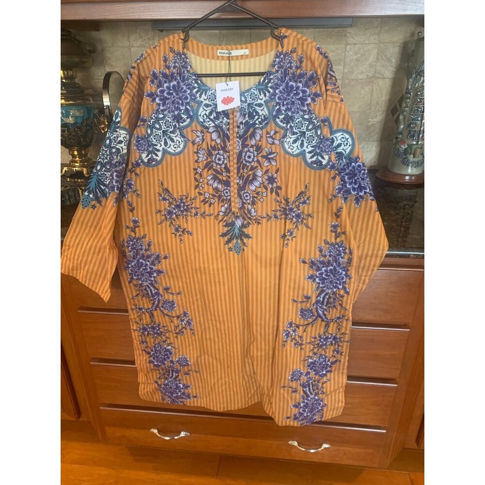 New w Tag Ladies Sz 12 100% Cotton Kurta Dress